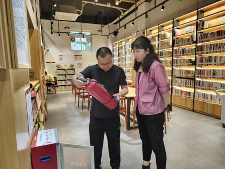 节前排查除隐患，筑牢防线保平安！韶关市图书馆开展“五一”假期安全综合检查